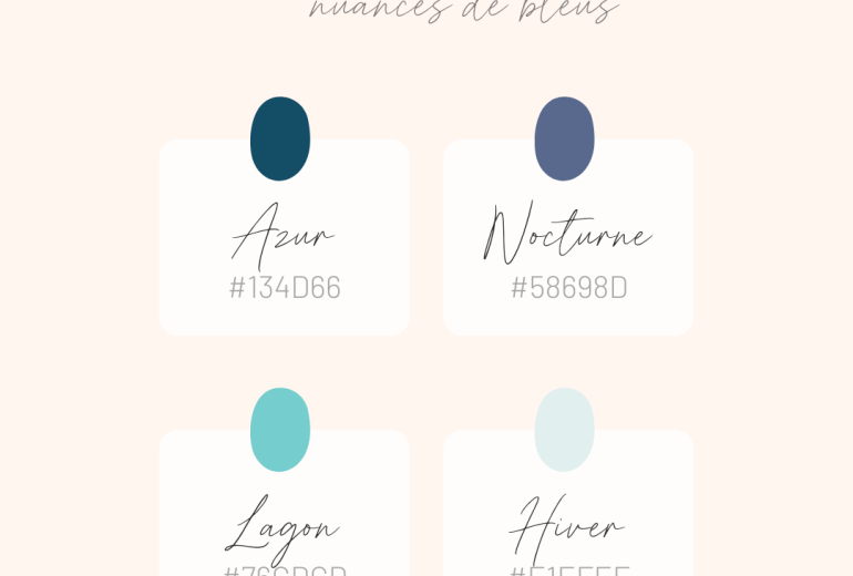 Le bleu : une couleur omniprésente 🐋 Graphiste Illustrateur