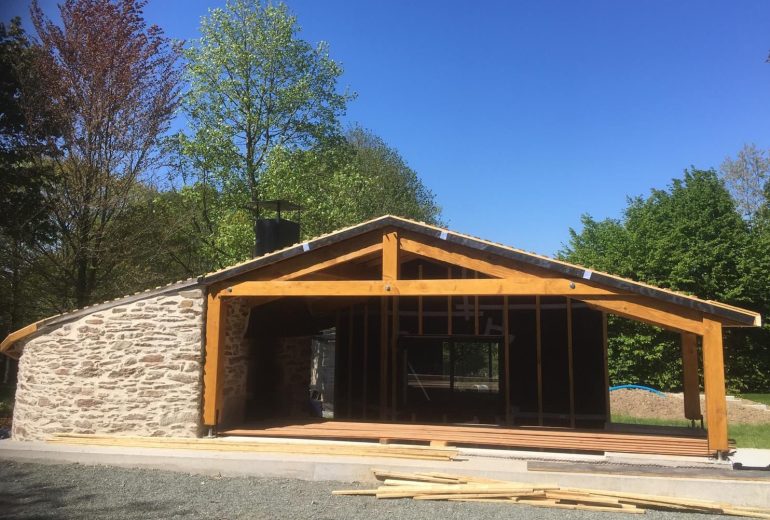 Charpente réalisée par un charpentier professionnel à Nort-sur-Erdre