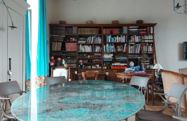 Plateau de table en granit Amazonite Cuisiniste Fabricant de mobilier Marbrier