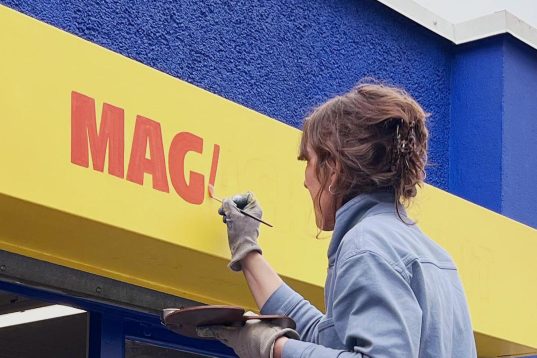 peinture en lettre enseigne nantes nantes