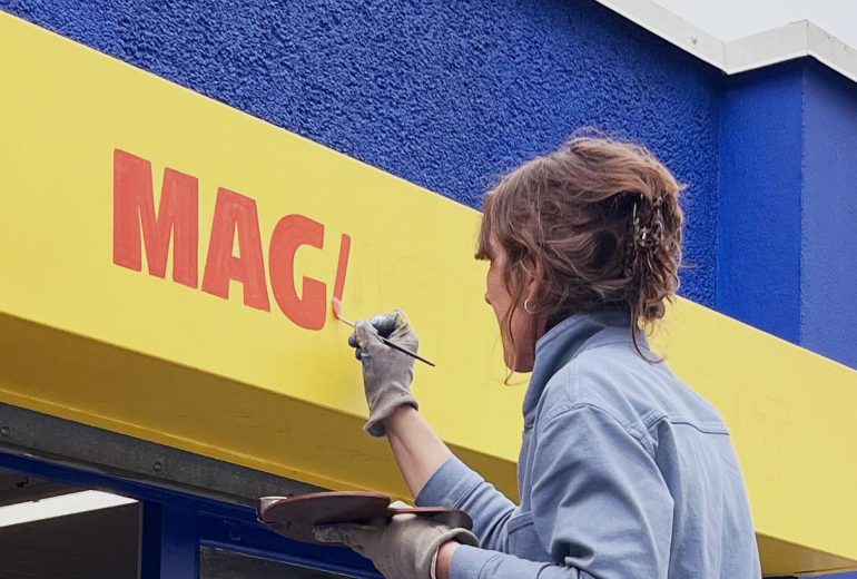 peinture en lettre enseigne nantes nantes