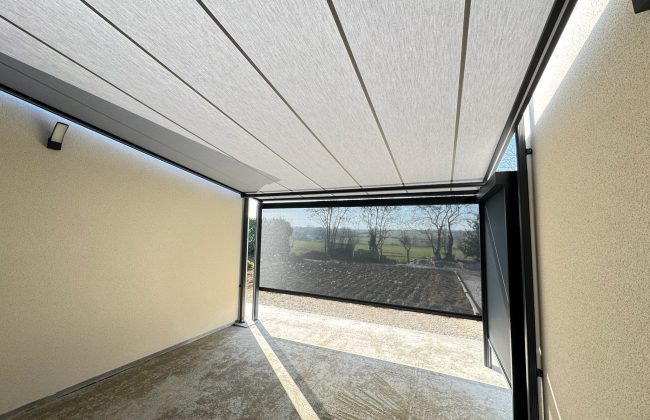 Transformez votre extérieur avec la pergola B128 de BRUSTOR ! 🌟 Fenêtrier Installateur de pergola et store Menuisier Storiste