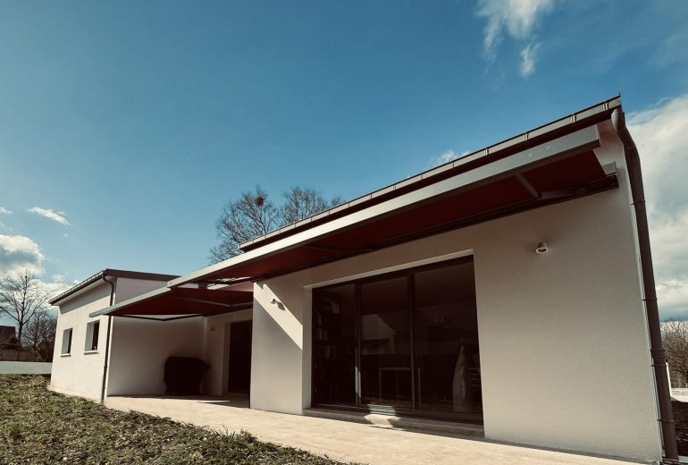 Installation de deux stores bannes Brustor B27 Prestige✨🌿 Fenêtrier Installateur de pergola et store Menuisier Storiste