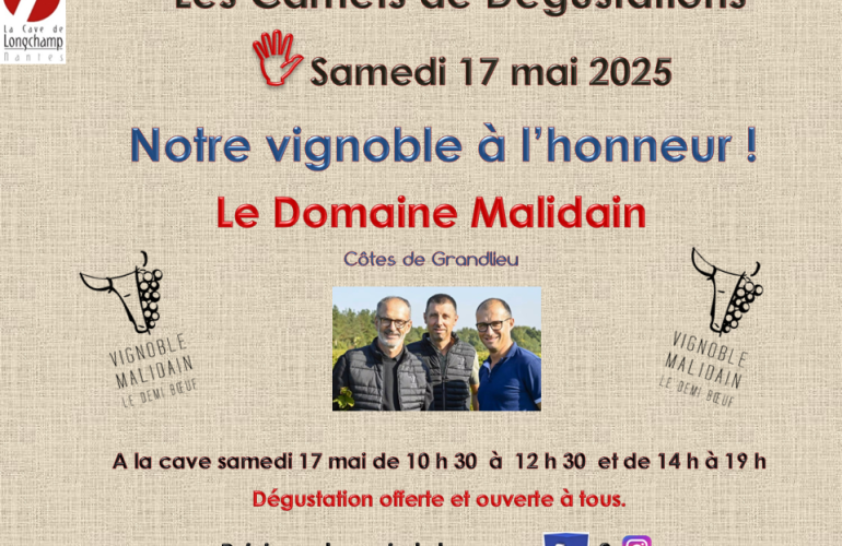 Çà y est le programme des dégustations 