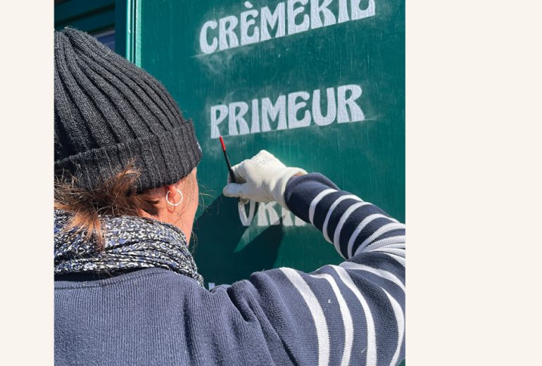 Lettrage pour devanture Artiste peintre Peintre Peintre d'intérieur Peintre en lettres