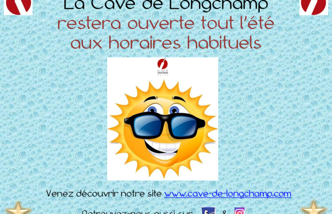 ÉTÉ 2025 A LA CAVE DE LONGCHAMP Caviste Epicier