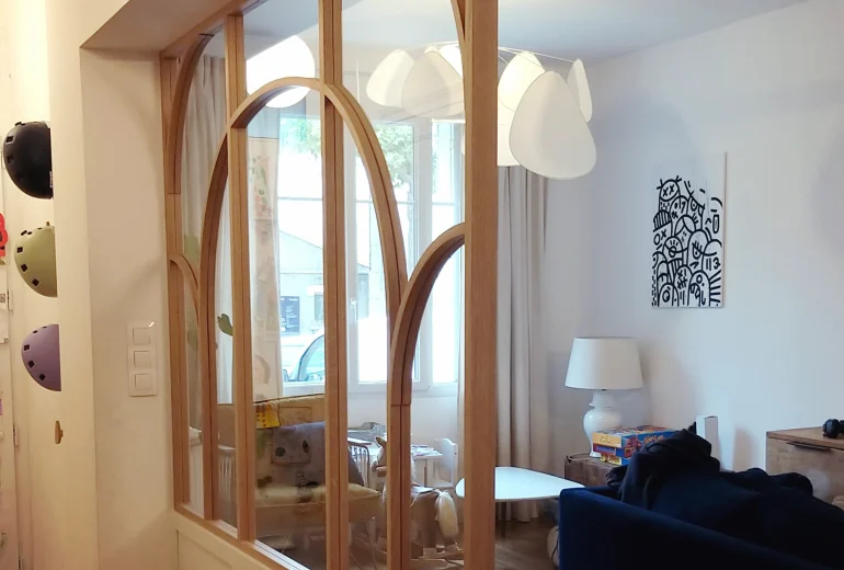 Verrière Art Déco Agenceur Concepteur de dressings et rangements Ebéniste Fabricant de mobilier Menuisier