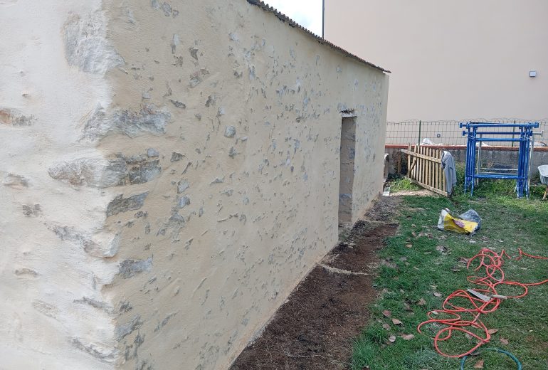Enduits à la chaux réalisés Démolisseur Maçon
