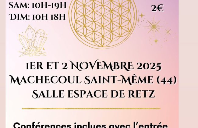 Salon bien-être 1 et 2 Novembre à Machecoul Artiste peintre