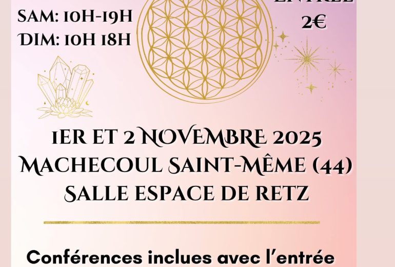Salon bien-être 1 et 2 Novembre à Machecoul Artiste peintre