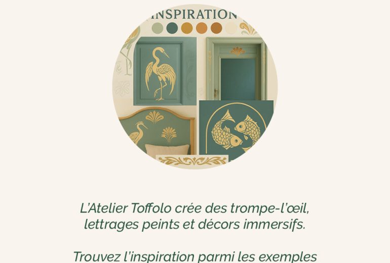 Une décoration inspirée par la nature vivante ! Artiste peintre Peintre Peintre d'intérieur Peintre en lettres