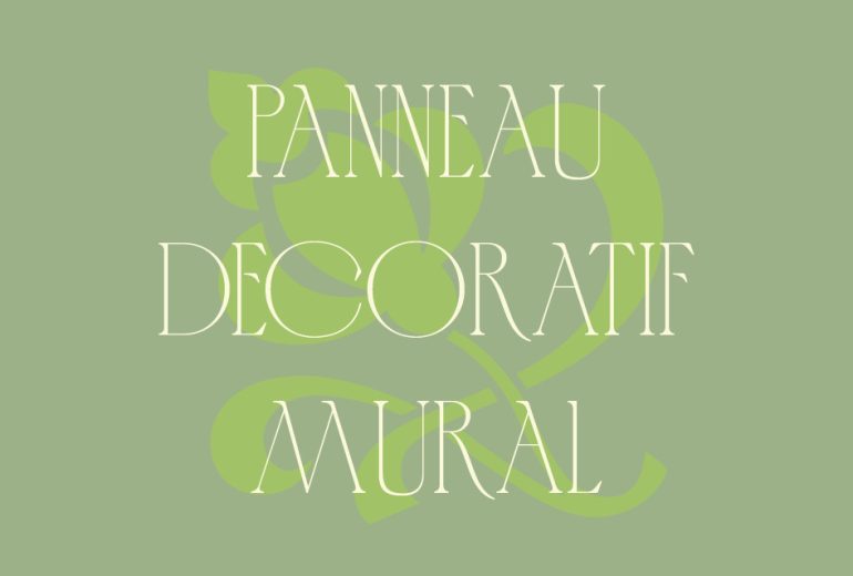 Une décoration inspirée par la nature vivante ! Artiste peintre Peintre Peintre d'intérieur Peintre en lettres