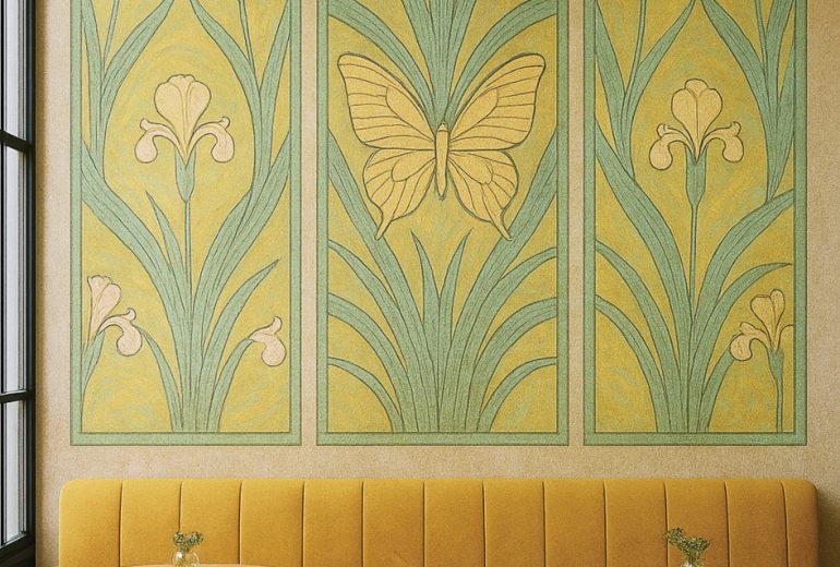 Une décoration inspirée par la nature vivante ! Artiste peintre Peintre Peintre d'intérieur Peintre en lettres