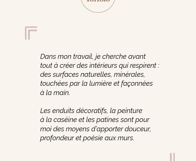 Une décoration intérieure naturelle, vivante et sensible Artiste peintre Peintre Peintre d'intérieur Peintre en lettres