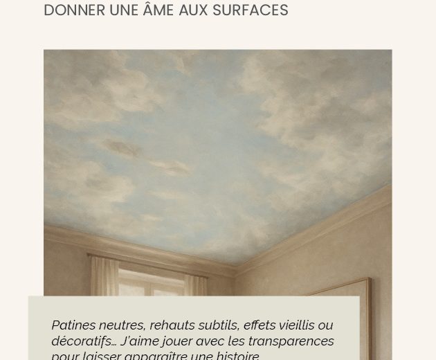 Une décoration intérieure naturelle, vivante et sensible Artiste peintre Peintre Peintre d'intérieur Peintre en lettres