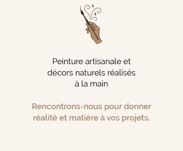 Une décoration intérieure naturelle, vivante et sensible Artiste peintre Peintre Peintre d'intérieur Peintre en lettres