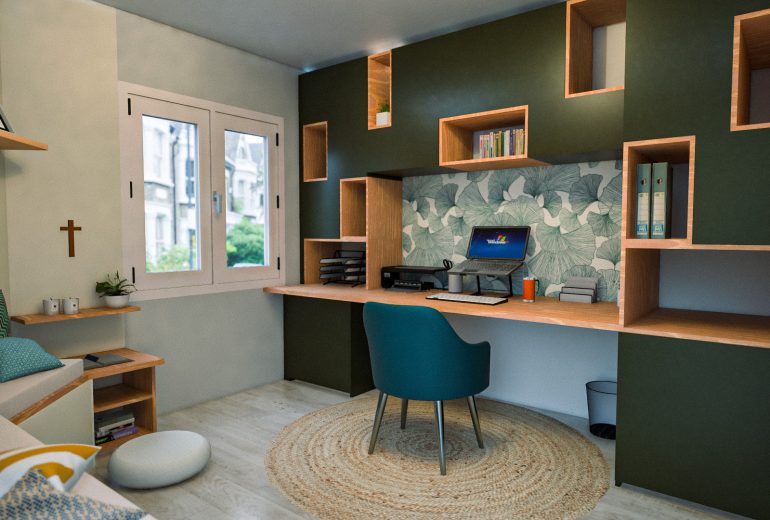 Aménagement sur-mesure d’un bureau : allier travail, repos et fonctionnalité Designer d'espace