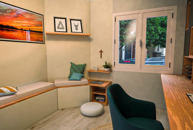 Aménagement sur-mesure d’un bureau : allier travail, repos et fonctionnalité Designer d'espace