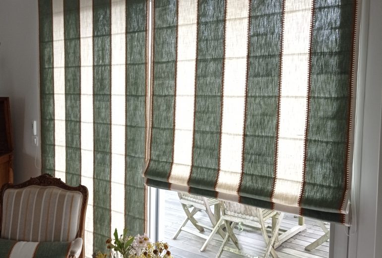 LES STORES BATEAUX non doublés Couturier Décorateur de meubles Tapissier Décorateur