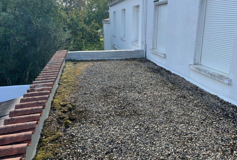 Reprise complète d'une étanchéité toit terrasse à Nantes Couvreur Étancheur Poseur de gouttière Zingueur