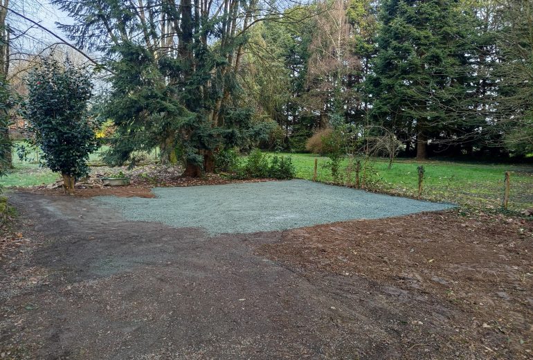 Création d'une place de stationnement Maçon