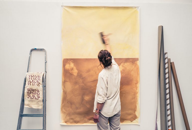 Découverte de l'Atelier TOFFOLO Artiste peintre Peintre Peintre d'intérieur Peintre en lettres