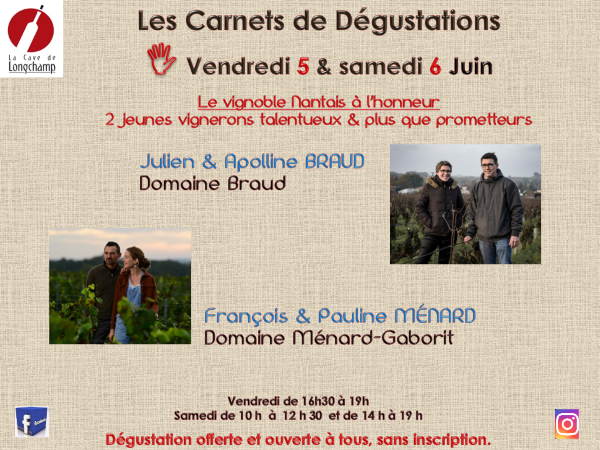 LES CARNETS DE DÉGUSTATION . . . Caviste Epicier