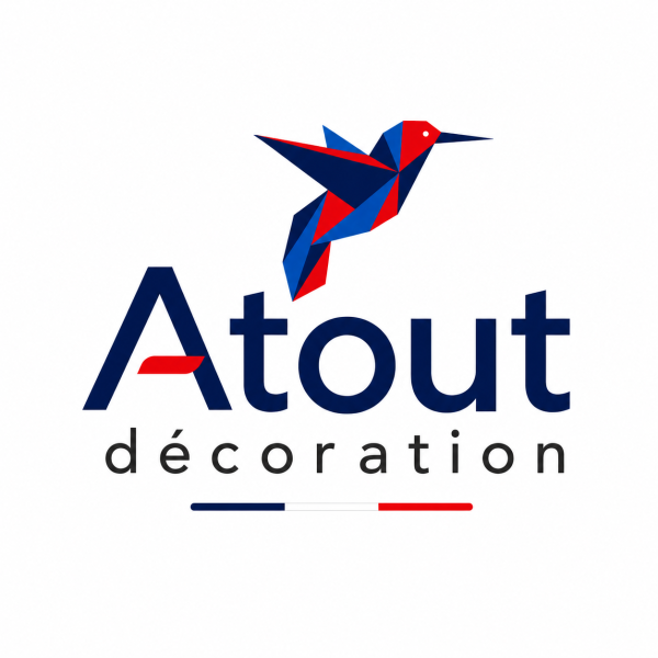 Travaux de peinture intérieure réalisés par Atout Décoration dans un salon près de Nantes