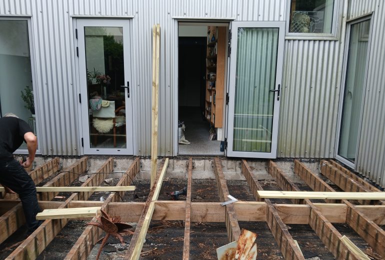 Dépose / Repose d'une terrasse bois Jardinier Paysagiste