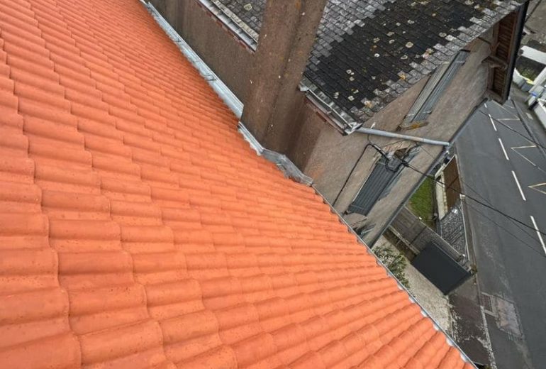 Rénovation tuiles toiture à Couëron, en Loire-Atlantique Couvreur Étancheur Poseur de gouttière Zingueur