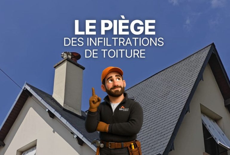 Infiltration toiture à Nantes : pourquoi les traces d’humidité peuvent apparaître plusieurs semaines après la pluie ? Couvreur Étancheur Poseur de gouttière Zingueur