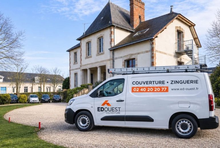 Ce camion en dit beaucoup sur la façon de travailler de nos techniciens professionnels couverture Couvreur Étancheur Poseur de gouttière Zingueur
